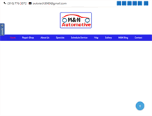 Tablet Screenshot of mnautotech.com